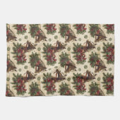 Weihnachtspferde Geschirrtuch (Horizontal)