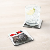 Weihnachtspferde Getränkeuntersetzer (Rechte Seite)