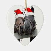 Weihnachtspferde Keramik Ornament (Rechts)
