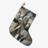 Weihnachtspferde Kleiner Weihnachtsstrumpf (Vorderansicht (hängend))