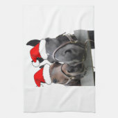 Weihnachtspferde Küchentuch (Vertikal)