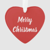 Weihnachtspferde mit Weihnachtsmannmützen Ornament (Rückseite)