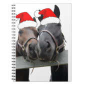 Weihnachtspferde Notizblock (Vorderseite)