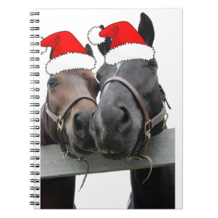 Weihnachtspferde Notizblock