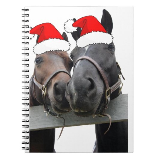 Weihnachtspferde Notizblock (Vorderseite)