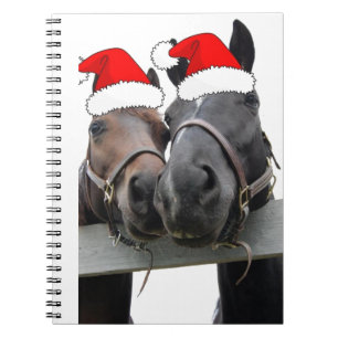 Weihnachtspferde Notizblock