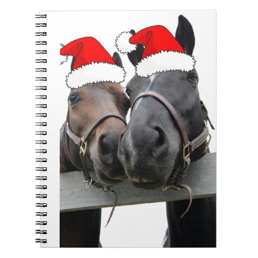 Weihnachtspferde Notizblock (Vorderseite)