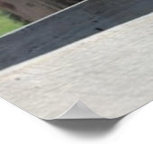 Weihnachtspferde Poster (Ecke)