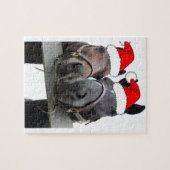 Weihnachtspferde Puzzle (Horizontal)
