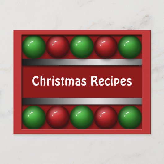 Weihnachtspferde-Rezeptionskarten Postkarte (Vorderseite)