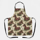 Weihnachtspferde Schürze (Vorderseite)