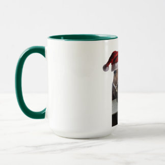 Weihnachtspferde tragen Weihnachtsmänner Tasse