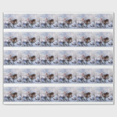 Weihnachtspferdegeschenk-Verpackungs-Papier Geschenkpapier (Flach)