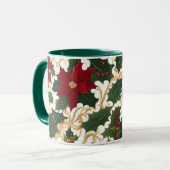 Weihnachtspflanzen im Überfluss Kaffeetasse (Vorderseite Links)