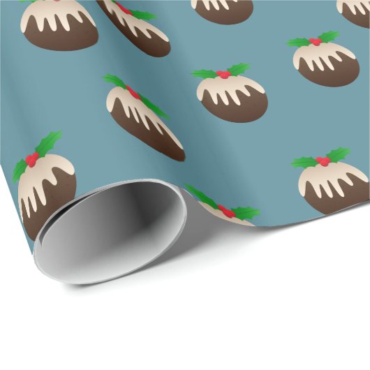 WeihnachtsPflaumenpudding Geschenkpapier (Rolleneckpunkt)