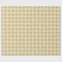 Weihnachtspfoten Vintage Gold