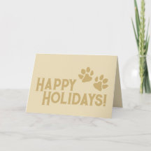 Weihnachtspfoten Vintage Gold