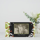 Weihnachtsphantasie Feiertagskarte (Stehend Vorderseite)