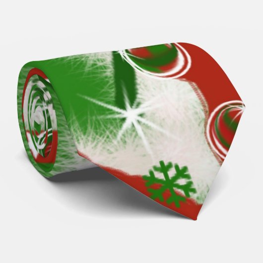 Weihnachtsphantasie Krawatte (Gerollt)
