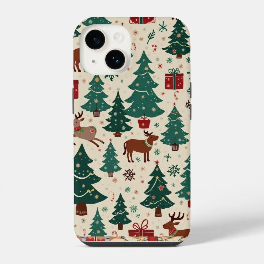 Weihnachtsphonecase iPhone Hülle (Rückseite)