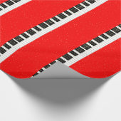 Weihnachtspiano Geschenkpapier (Ecke)