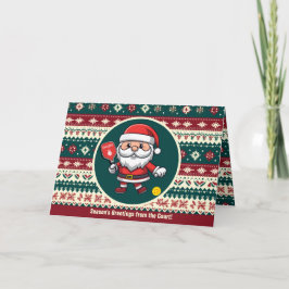 🎅 Weihnachtspickleball Feiertagskarte