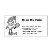 Weihnachtspickleball Gummistempel (Prägung)