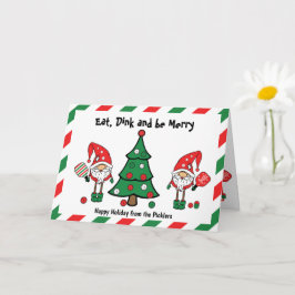 Weihnachtspickleball Karte