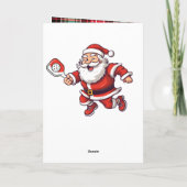 🎅 Weihnachtspickleball Karte (Rückseite)