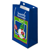 🎅 Weihnachtspickleball Kleine Geschenktüte (Vorderseite Schrägansicht)