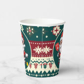 🎅 Weihnachtspickleball Pappbecher (Rechts)