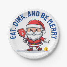 🎅 Weihnachtspickleball Pappteller