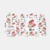 Weihnachtspickleball Santa Gable Geschenkschachtel (Ungefaltet)