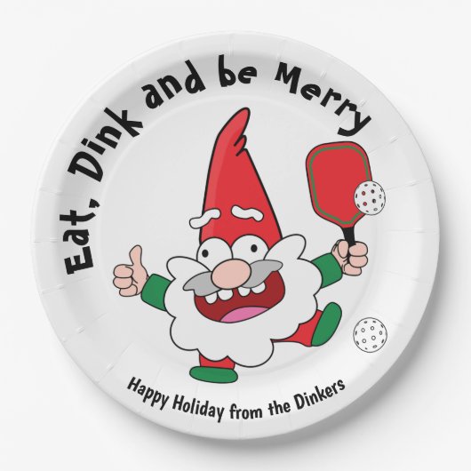 Weihnachtspieß-Teller Pappteller (Vorderseite)