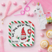 Weihnachtspieß-Teller Pappteller (Party)