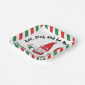 Weihnachtspieß-Teller Pappteller (Gewinkelt)