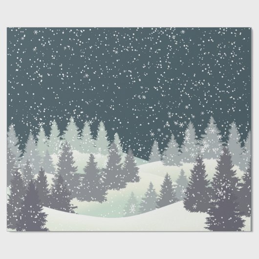 Weihnachtspießen Geschenkpapier (Flach)