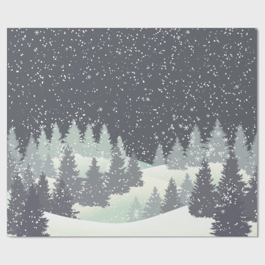 Weihnachtspießen Geschenkpapier (Flach)