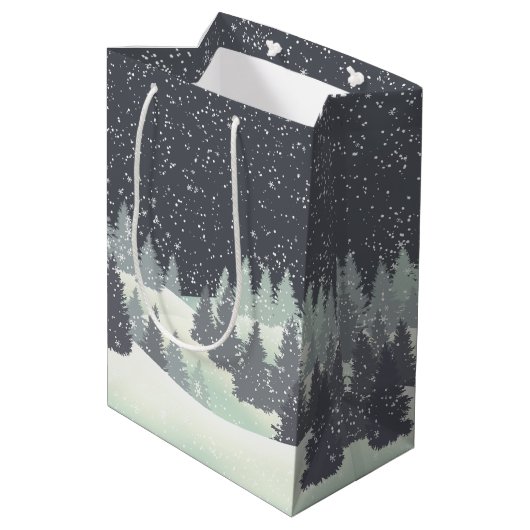 Weihnachtspießen Mittlere Geschenktüte (Rückseite Schrägansicht)