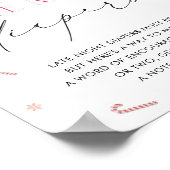 Weihnachtspilz-Poster von Santa Baby Poster (Ecke)