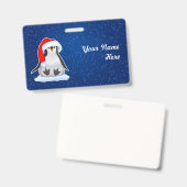 Weihnachtspinguin Ausweis (Vorder- & Rückseite)