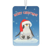 Weihnachtspinguin Autolufterfrischer (Rückseite)