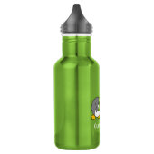 Weihnachtspinguin bekommt eine Schneeball Edelstahlflasche (Links)