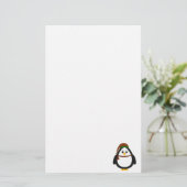 Weihnachtspinguin Briefpapier (Stehend Vorderseite)