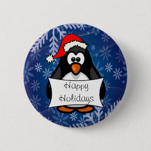 WeihnachtsPinguin Button