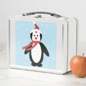 WeihnachtsPinguin-Entwurf Metall Lunch Box (Beispiel)