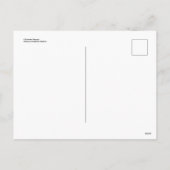 Weihnachtspinguin Feiertagspostkarte (Rückseite)