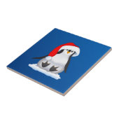 Weihnachtspinguin Fliese (Seite)
