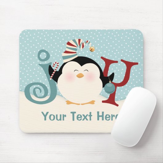WeihnachtsPinguin-Freude Mousepad (Mit Mouse)