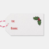 Weihnachtspinguin Geschenkanhänger (Rückseite Horizontal)